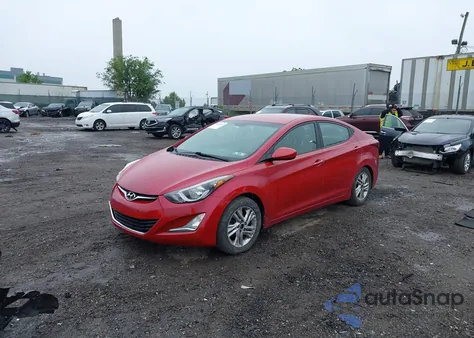2015 Hyundai Elantra Se z USA, uszkodzony, nr VIN KMHDH4AE6FU420161